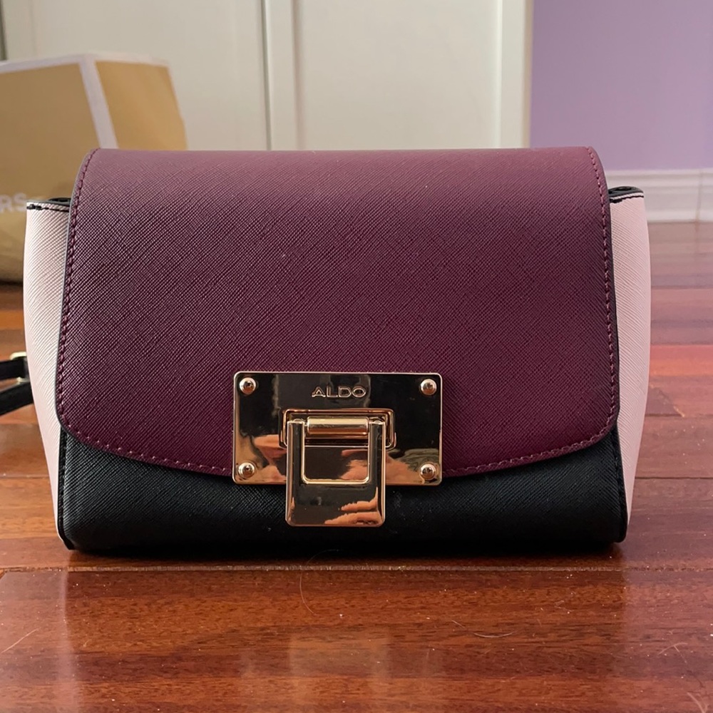 Pink And Black Aldo Purse